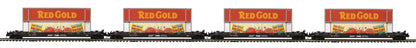 MTH 20-92438 - Premier - Husky Stack Car "Norfolk Southern" (4-Car) - Custom Run for MrMuffin'sTrains