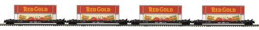 MTH 20-92438 - Premier - Husky Stack Car "Norfolk Southern" (4-Car) - Custom Run for MrMuffin'sTrains