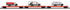 MTH 30-70150 - Flat Car "Donald J. Trump" w/ Truck Load Set (3-Car)