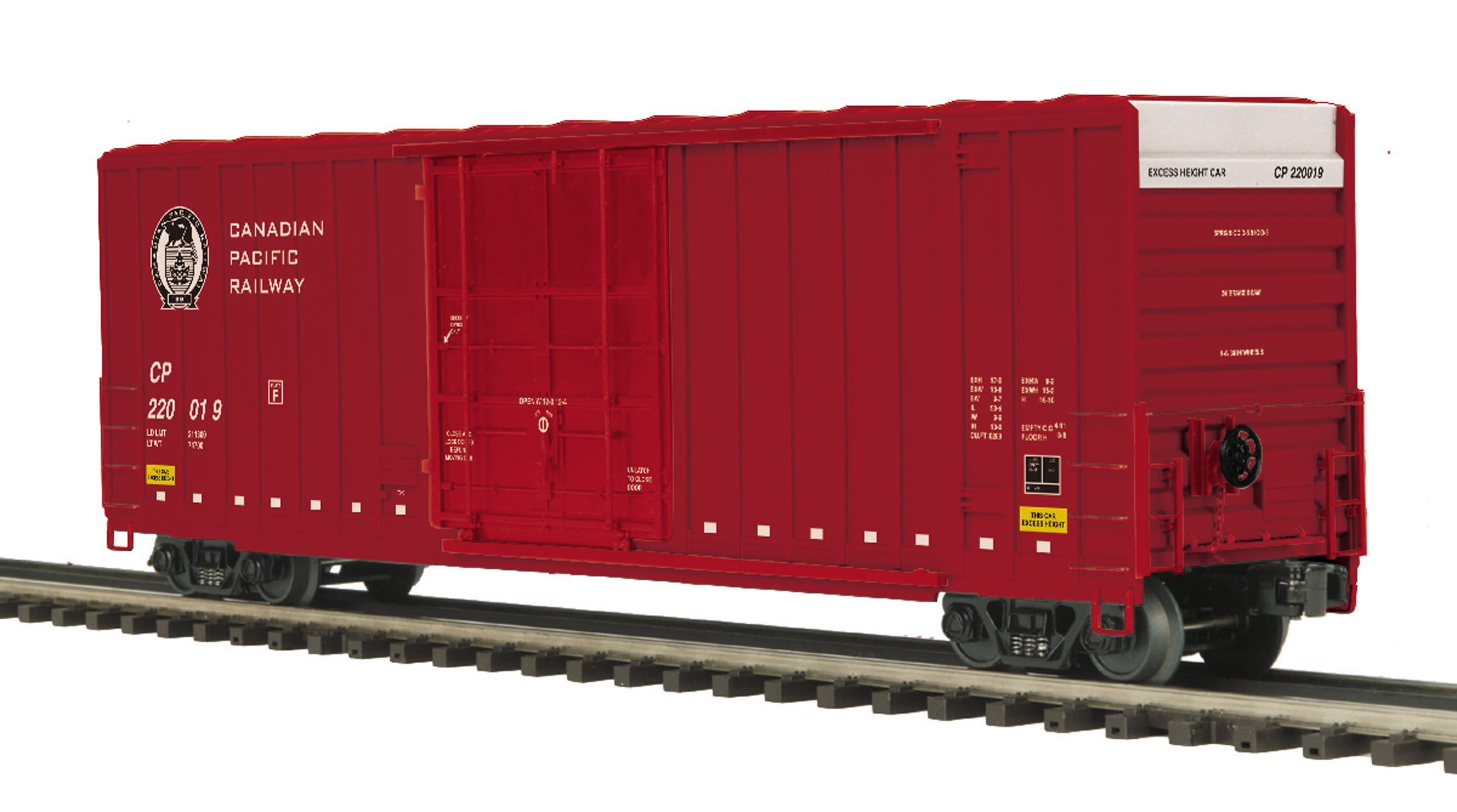 MTH 20-93766 Canadian Pacific 50' High Cube Box Car-2 Car Set-Second hand-M5447