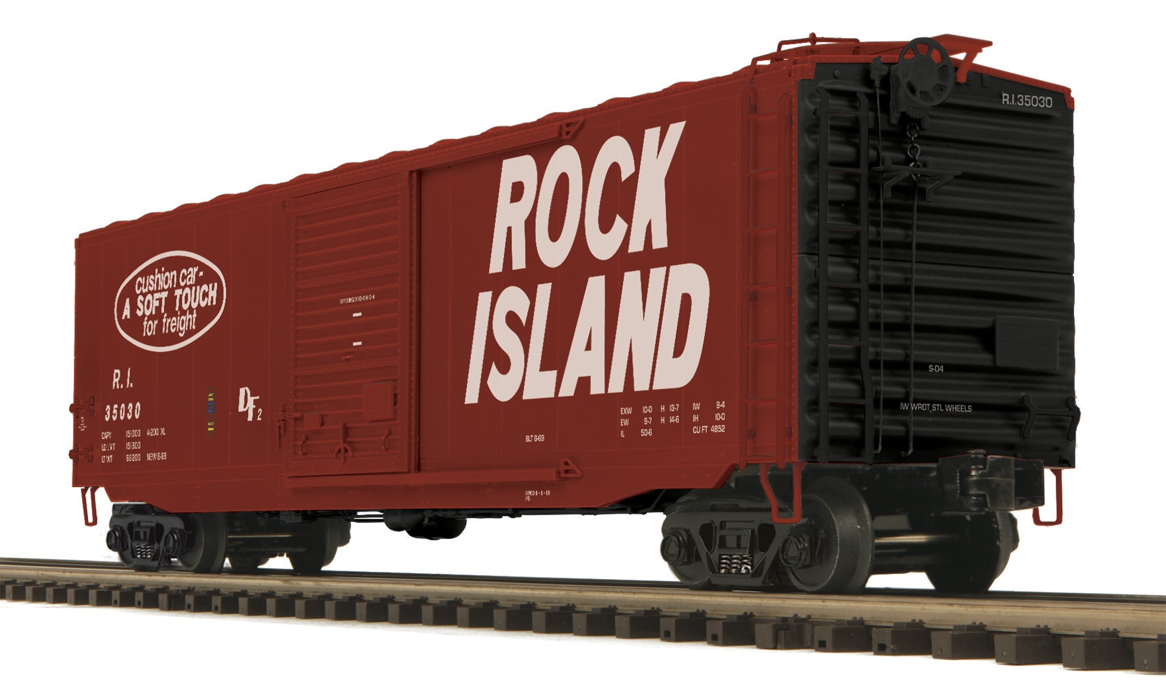 MTH 20-93918 Rock Island 50' PS-1 Box Car w/ Youngstown Standard Door-2 CAR SET-Second hand-M5120