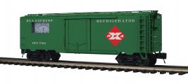 MTH 20-94744 - 40’ Steel Sided Reefer Power Meter Car "Railway Express Agency"