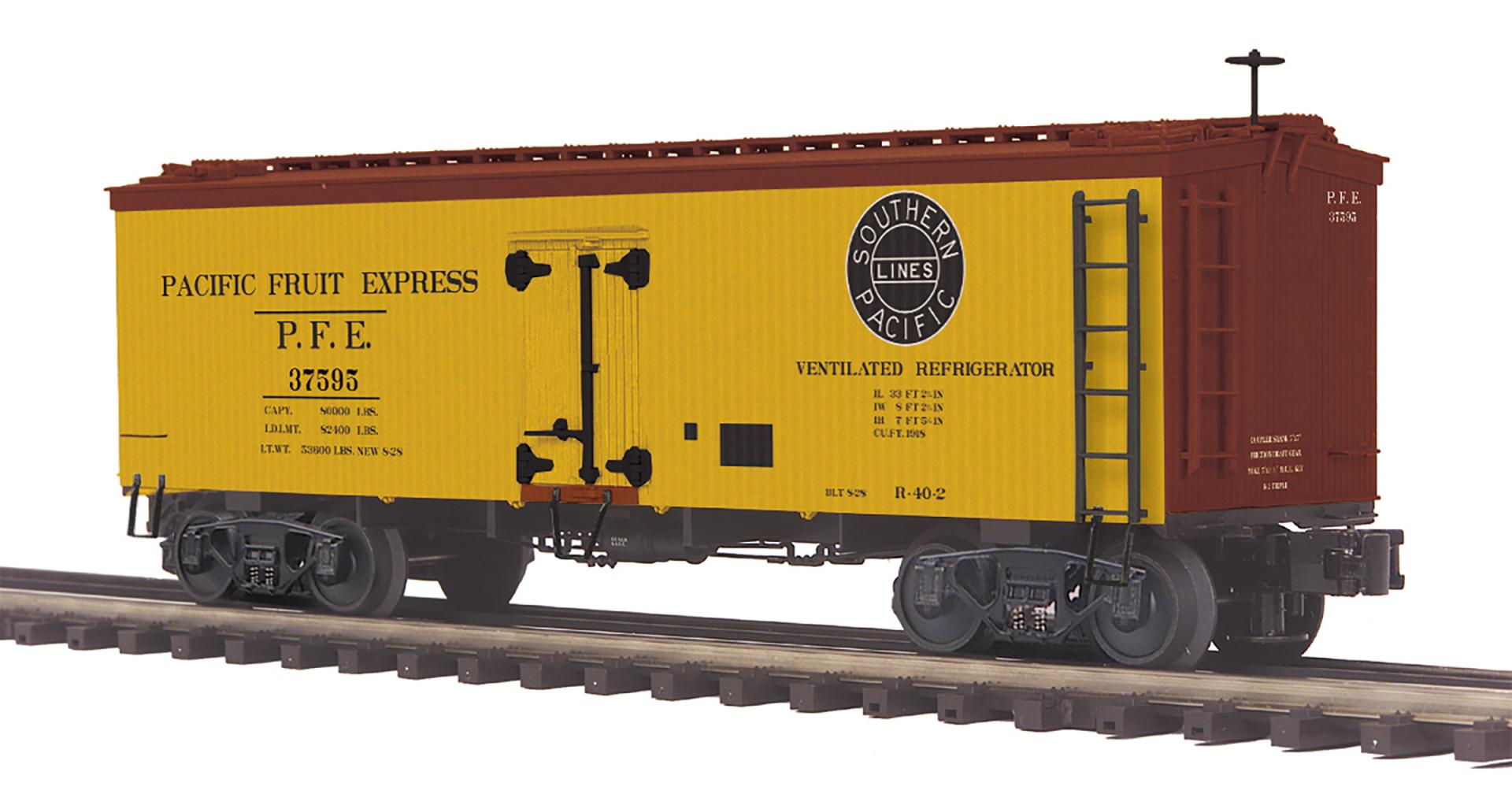 MTH 20-94832 - 36’ Woodsided Reefer Car "Pacific Fruit Express"