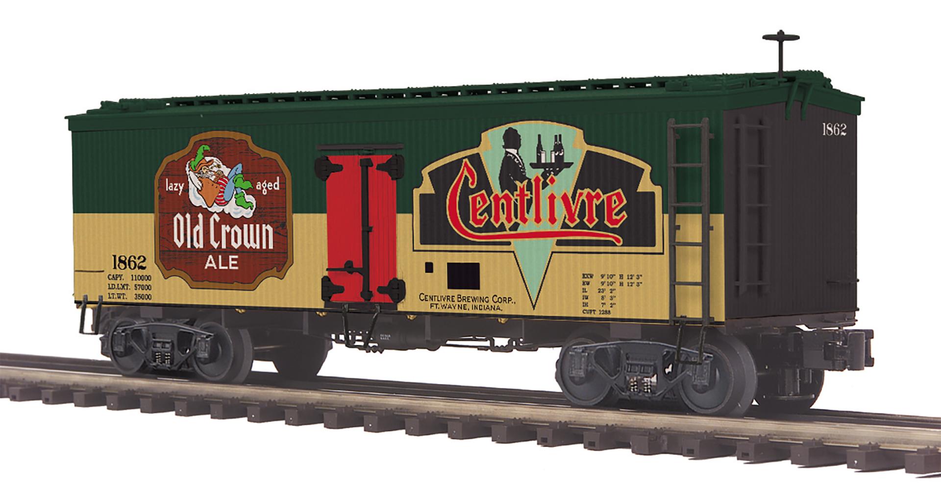 MTH 20-94836 - 36’ Woodsided Reefer Car "Old Crown Ale"