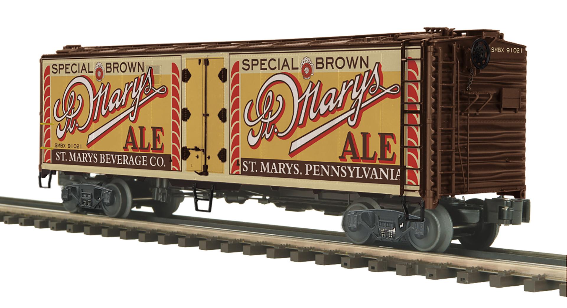 MTH 20-94838 - 40’ Steel Sided Reefer Car "St. Mary's Ale"