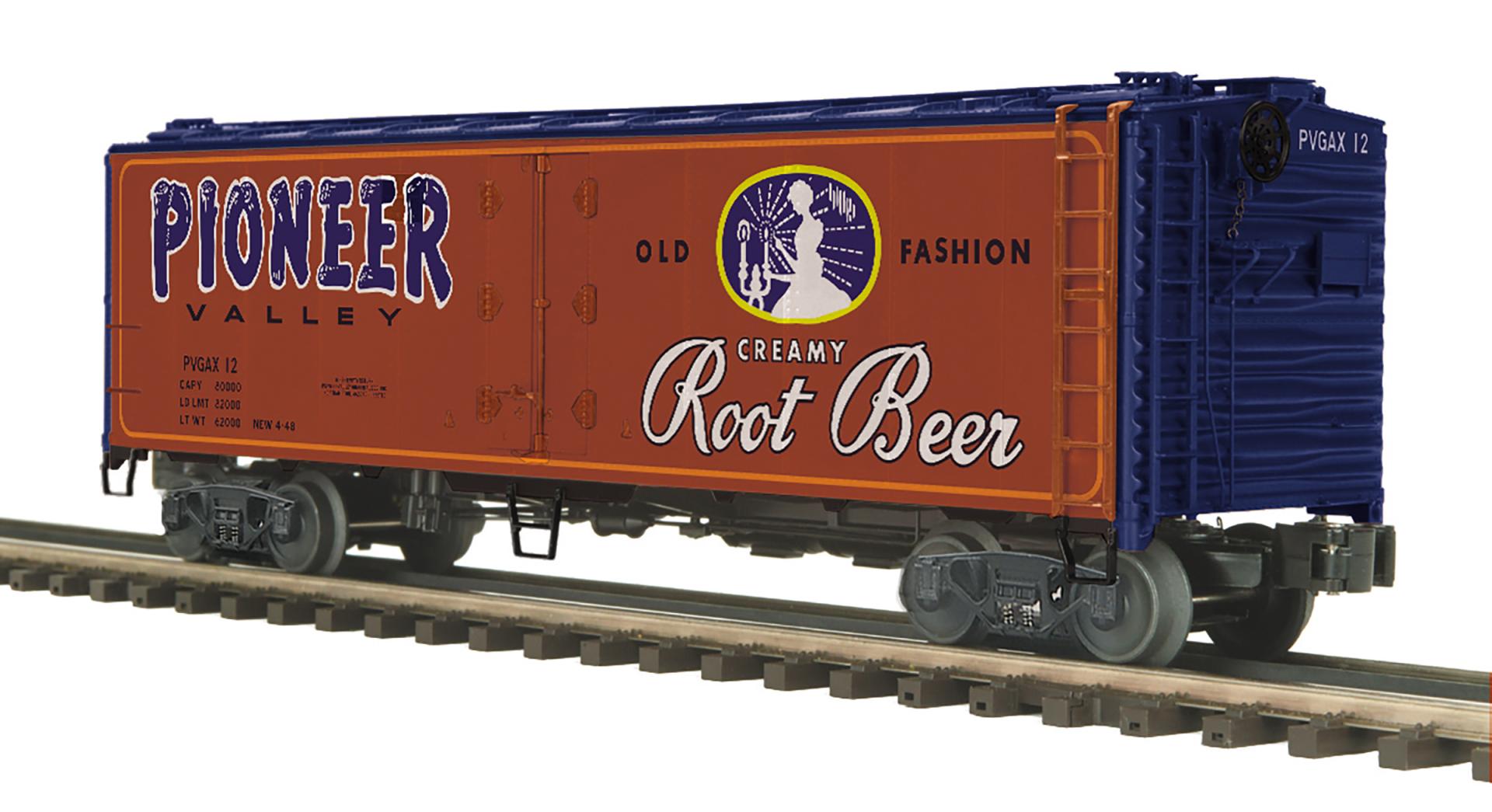 MTH 20-94840 - 40’ Steel Sided Reefer Car "Pioneer Valley Root Beer"