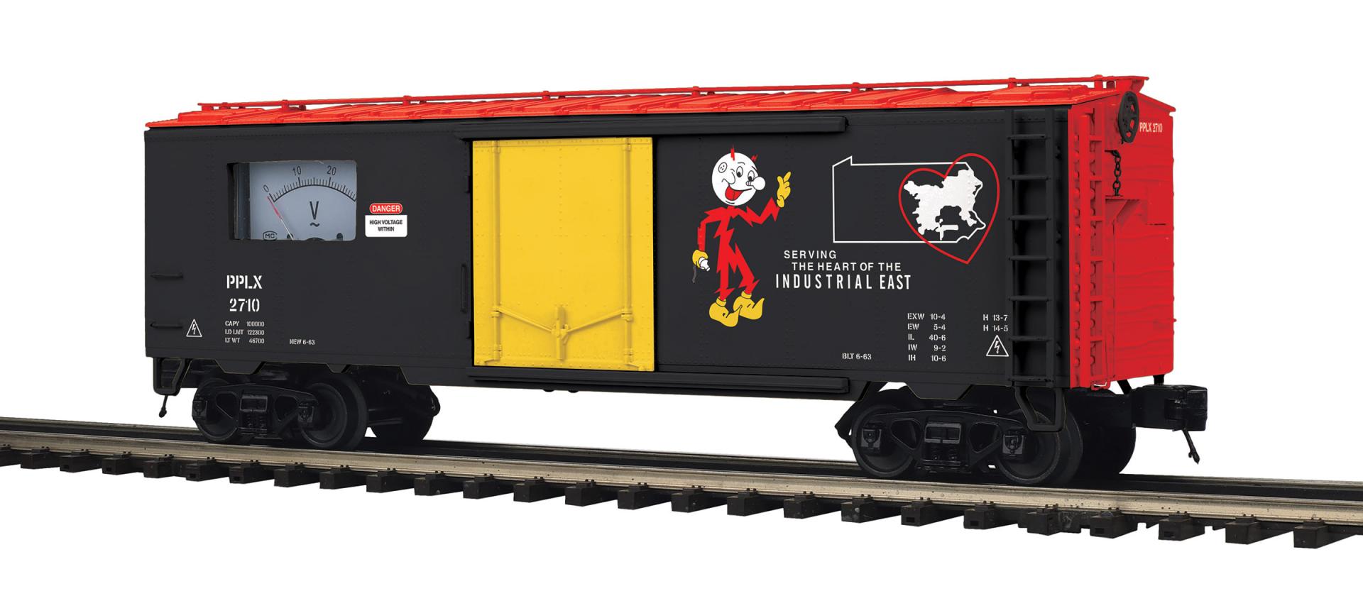 MTH 20-94885 - Premier - 40’ Steel Sided Reefer Power Meter Car "Pennsylvania Power & Light"