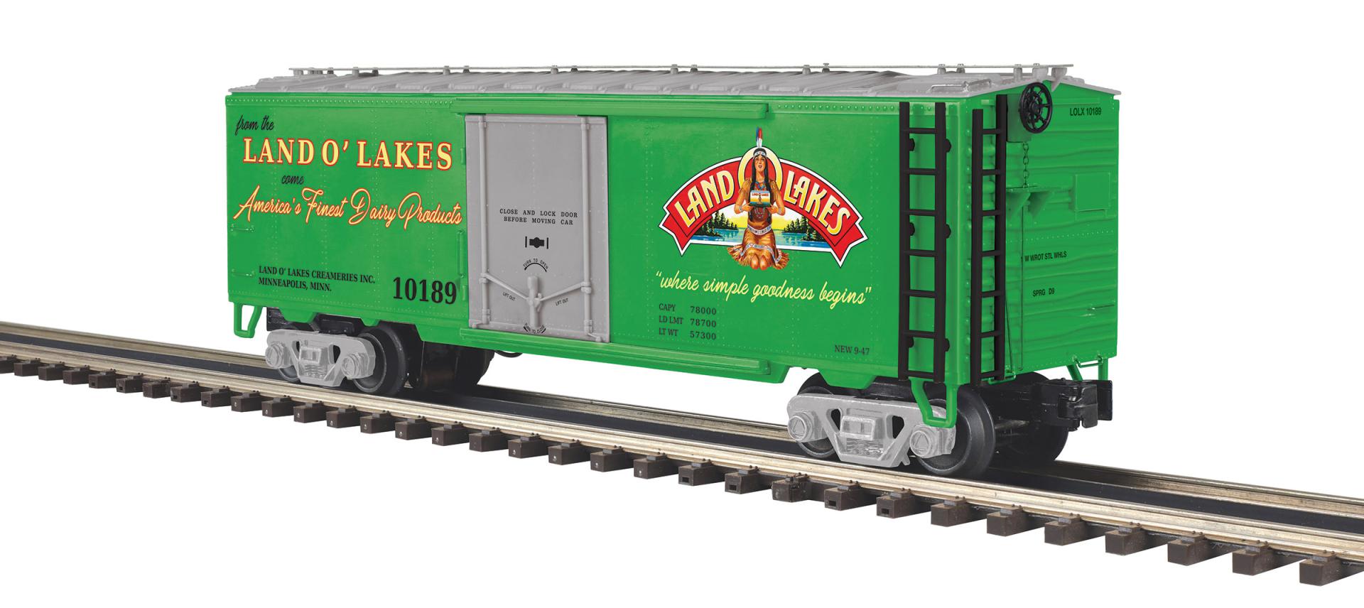 MTH 20-94963 - Premier - Operating Reefer Car "Land O’ Lakes"