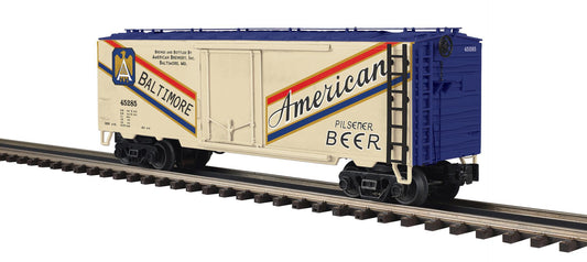 MTH 20-94964 - Premier - Operating Reefer Car "American Pilsener"