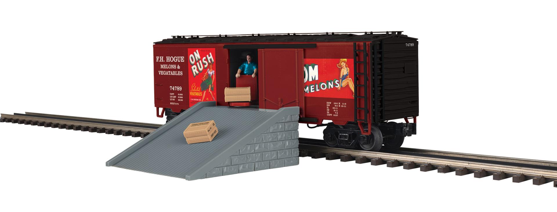 MTH 20-94965 - Premier - Operating Reefer Car "F.H. Hogue Melons & Vegetables"