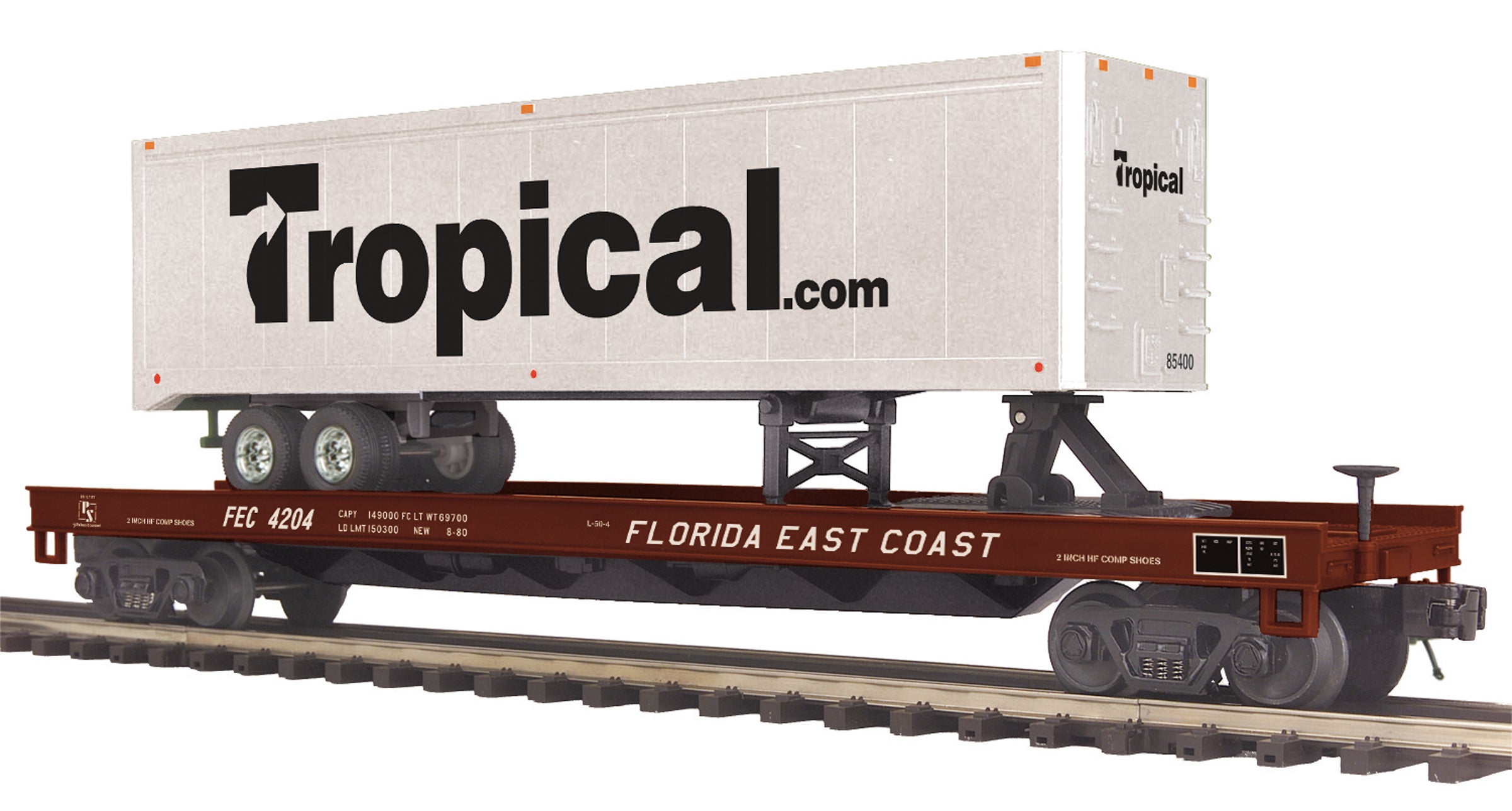 MTH 20-95276 Florida East Coast Flat Car #4204-Second hand-M5150