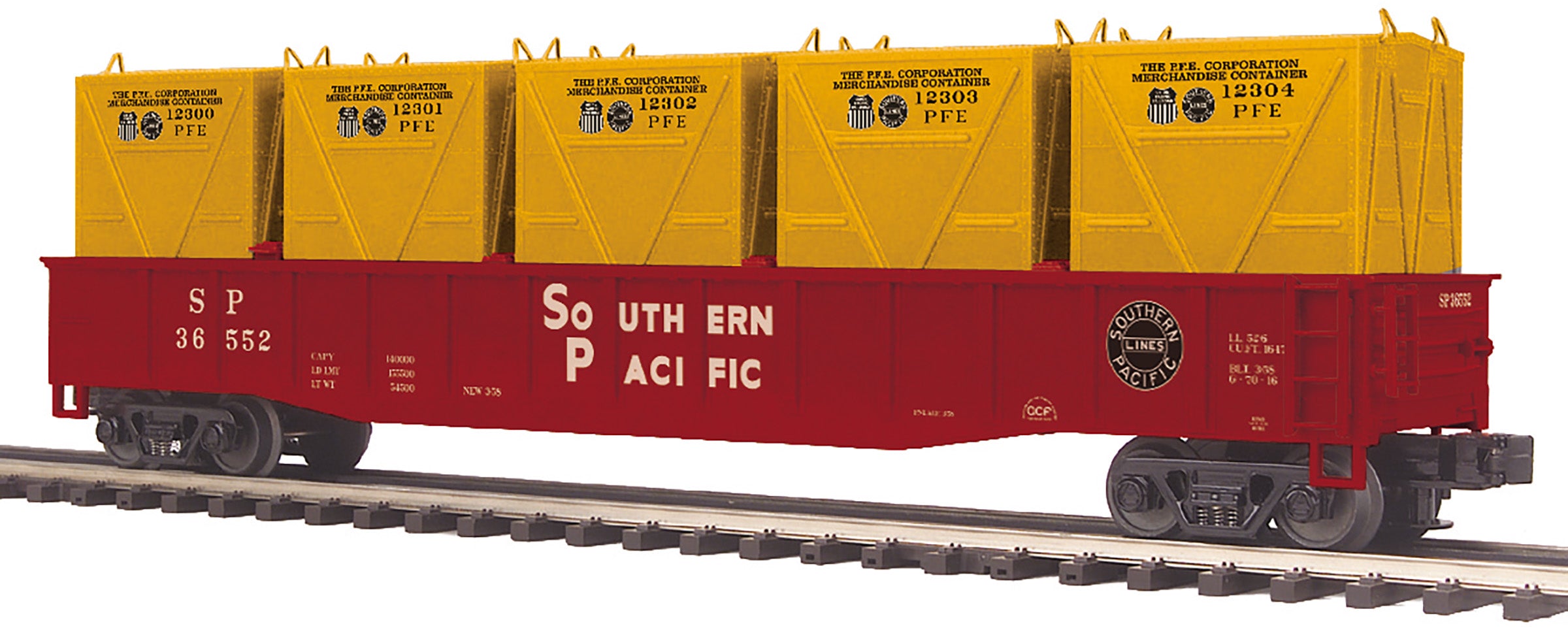 MTH 20-95678 - Gondola "Southern Pacific" w/ LCL Containers