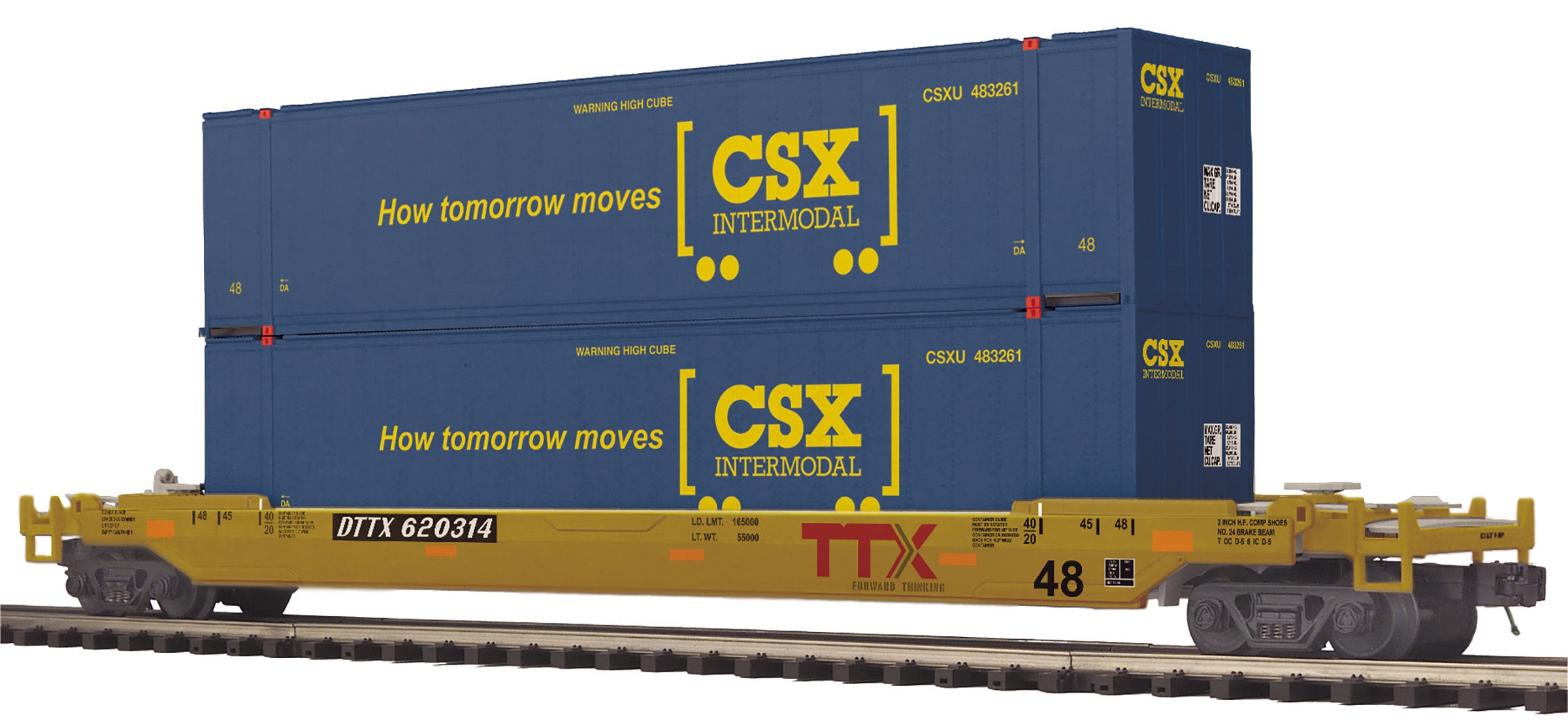 MTH 20-95781 - Husky Stack Car "CSX"