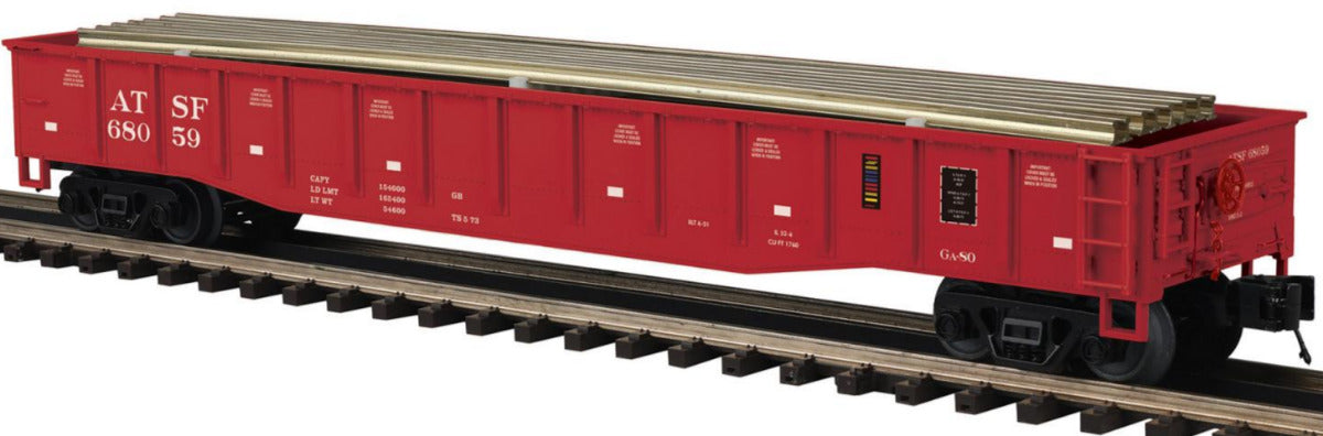 MTH 20-95835 - Gondola Car "Santa Fe" w/ Rails