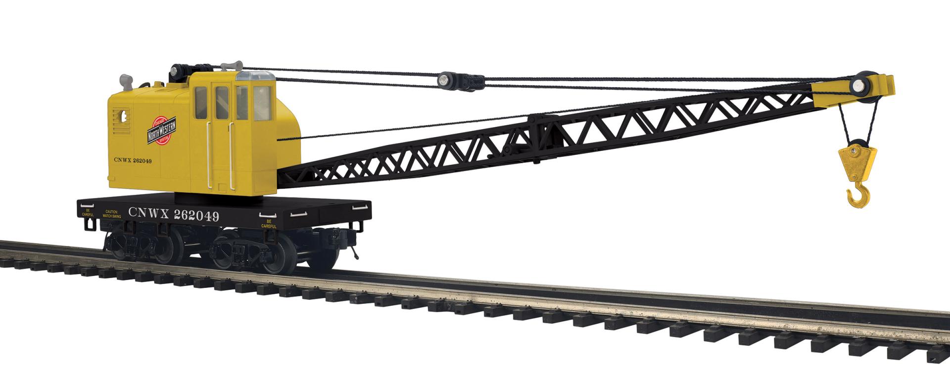 MTH 20-95852 - Premier - American Crane Car "Chicago North Western"