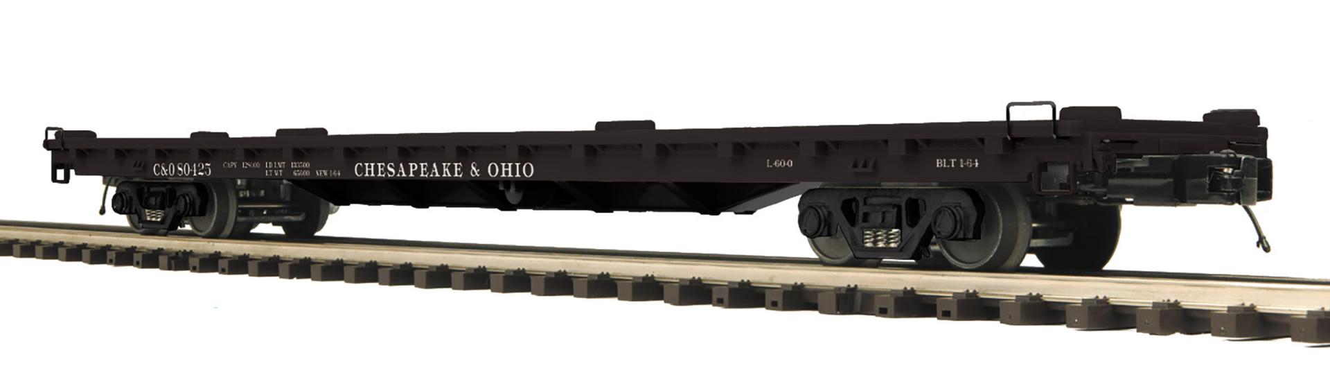 MTH 20-95857 - Premier - 60’ Flat Car "Chesapeake & Ohio"