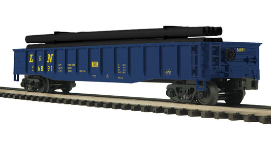 MTH 20-95902 - Premier - Gondola Car "Louisville & Nashville" #56891 w/ Pipe Load - Custom Run for MrMuffin'sTrains