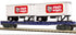 MTH 20-95907 - Premier - Flat Car "Louisville & Nashville" w/ (2) PUP Trailers