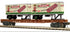 MTH 20-95910 - Premier - Flat Car "Pittsburgh & Lake Erie" w/ (2) PUP Trailers