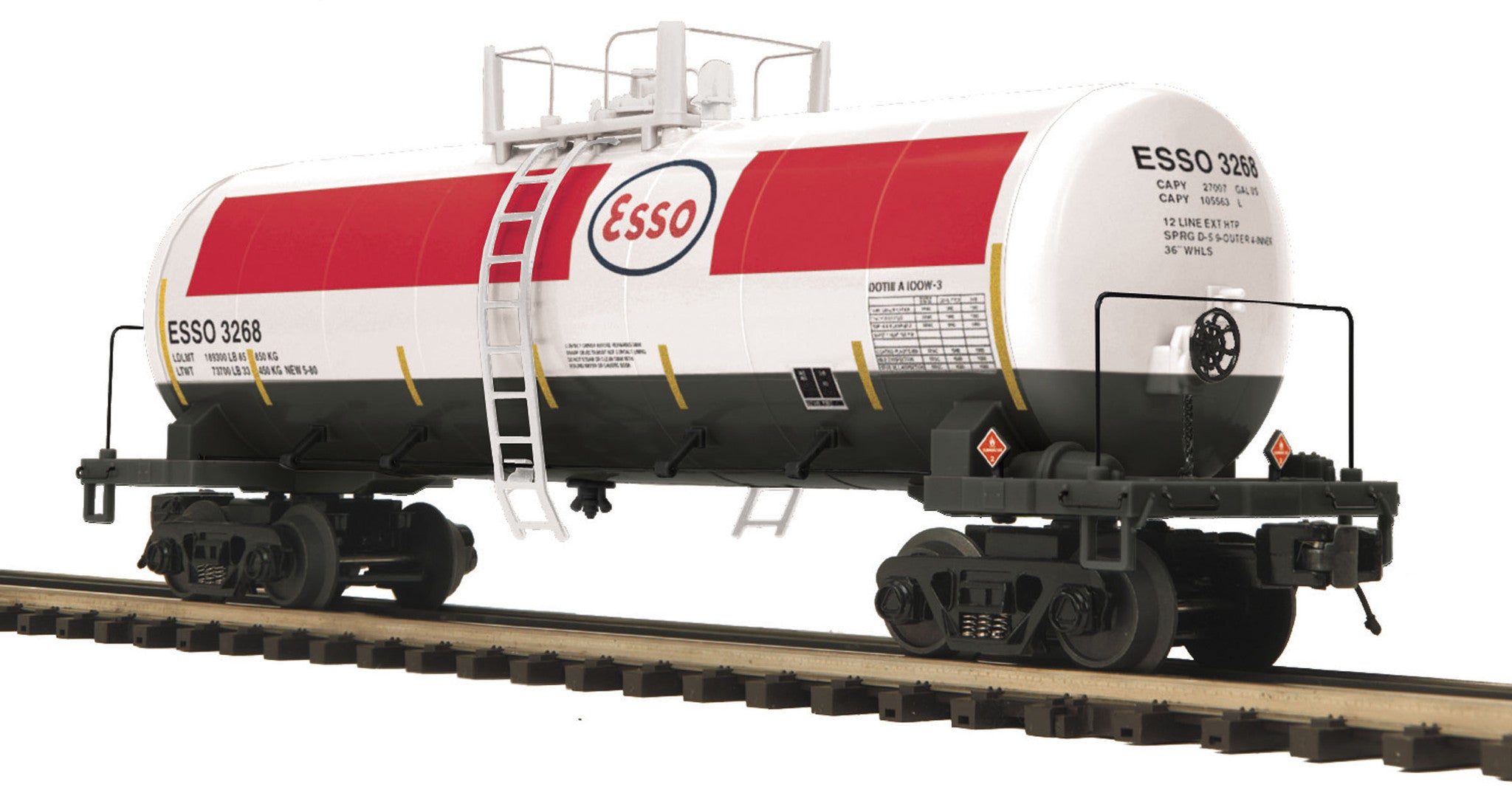 MTH 20-90685 Esso Tank Car 6 Car Set-Second hand-M5226