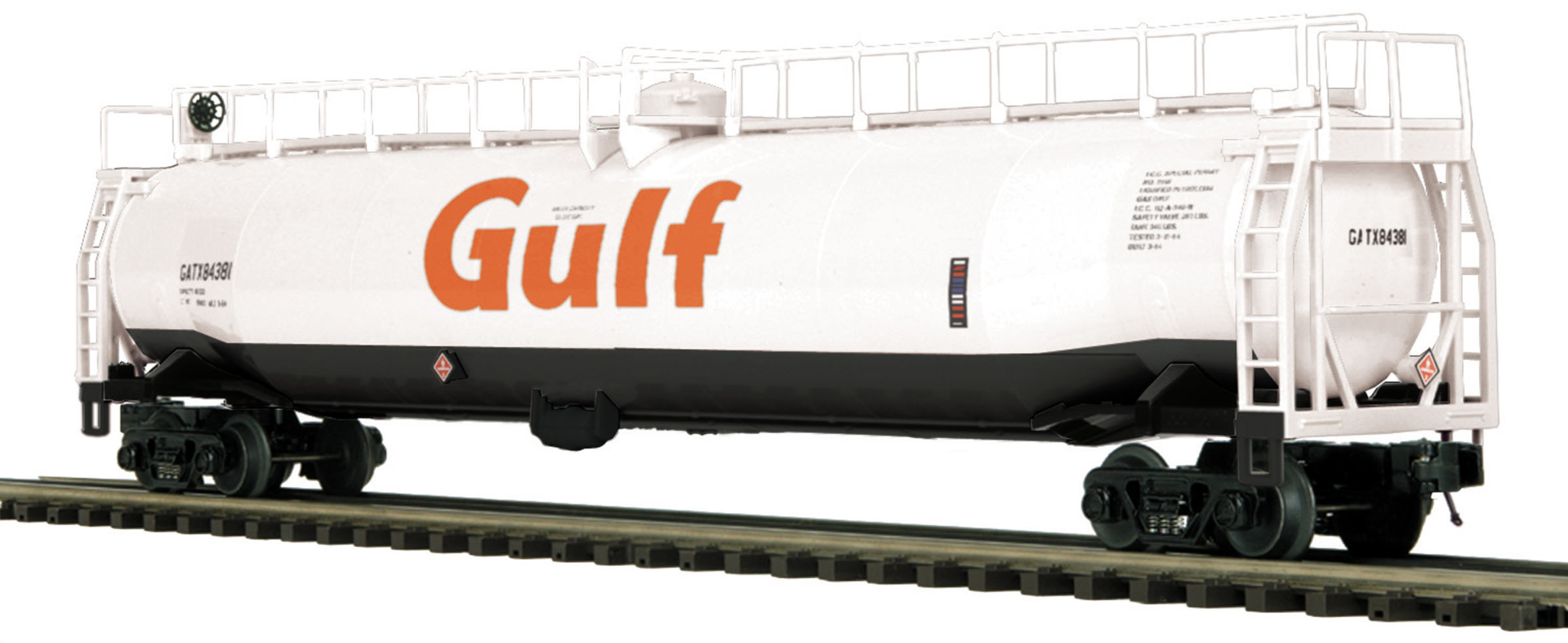 MTH 20-96804 Gulf #84382- 33K Gallon Tank Car-Second hand-M5327