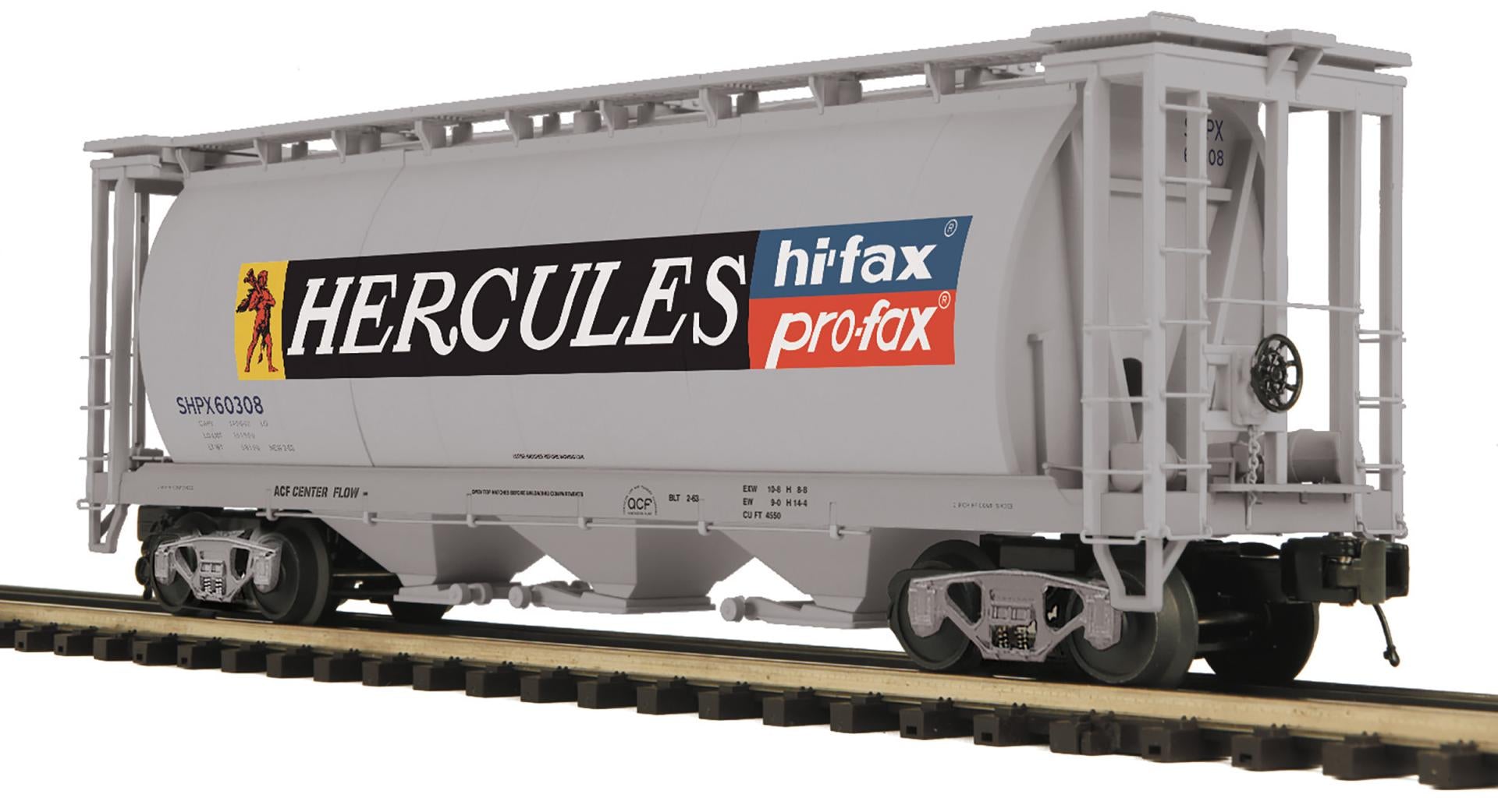MTH 20-96870 - 3-Bay Cylindrical Hopper Car "Hercules"