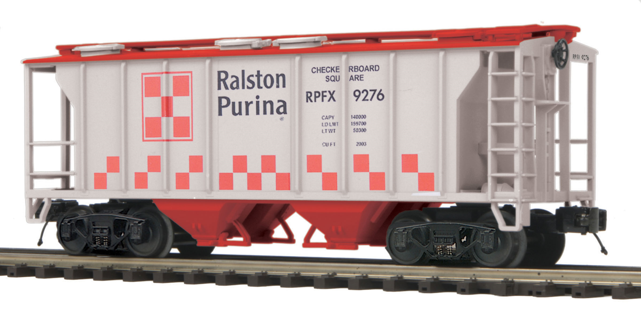 MTH 20-97344 Ralston Ps-2 Hopper Car-2 Car Set-Second hand-M5462