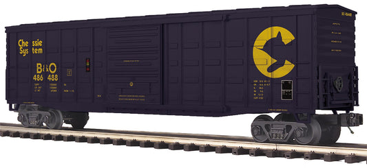 MTH 20-99496 - Premier - 50’ Waffle Box Car "Chessie" #486488 (Baltimore & Ohio) - Custom Run for MrMuffin'sTrains
