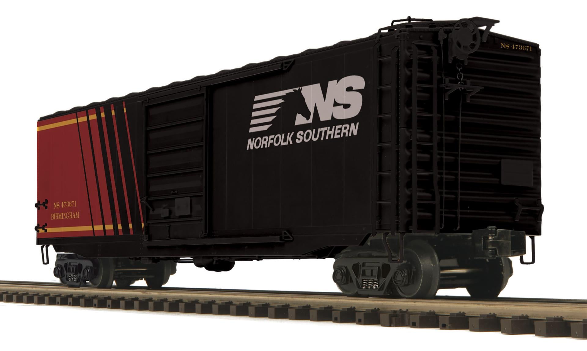 MTH 20-99559 - Premier - 50’ Ps-1 Box Car "Norfolk Southern" #473671 Birmingham w/ Pullman Standard Door