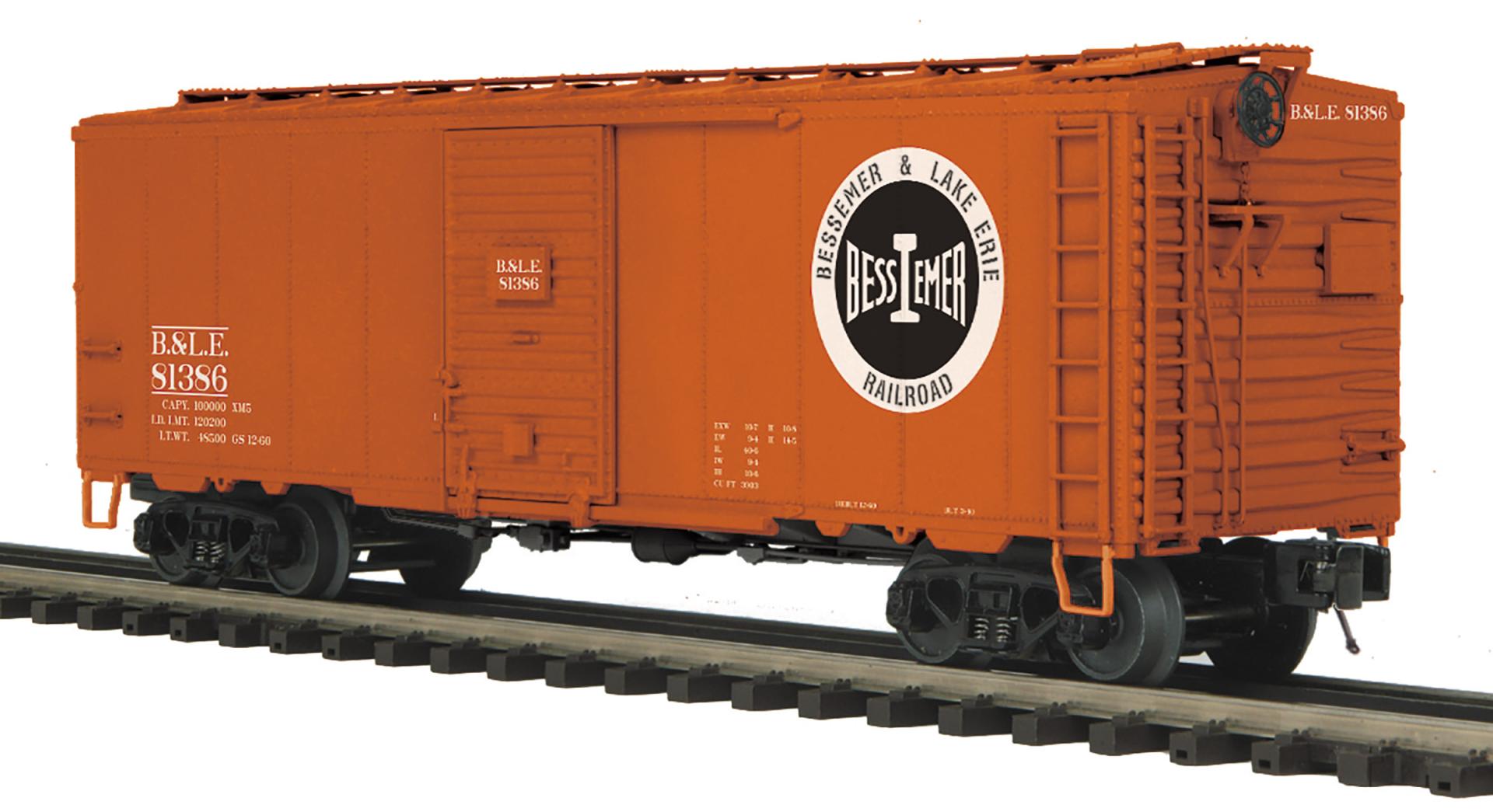 MTH 20-99595 - Premier - 40’ AAR Box Car "Bessemer & Lake Erie"