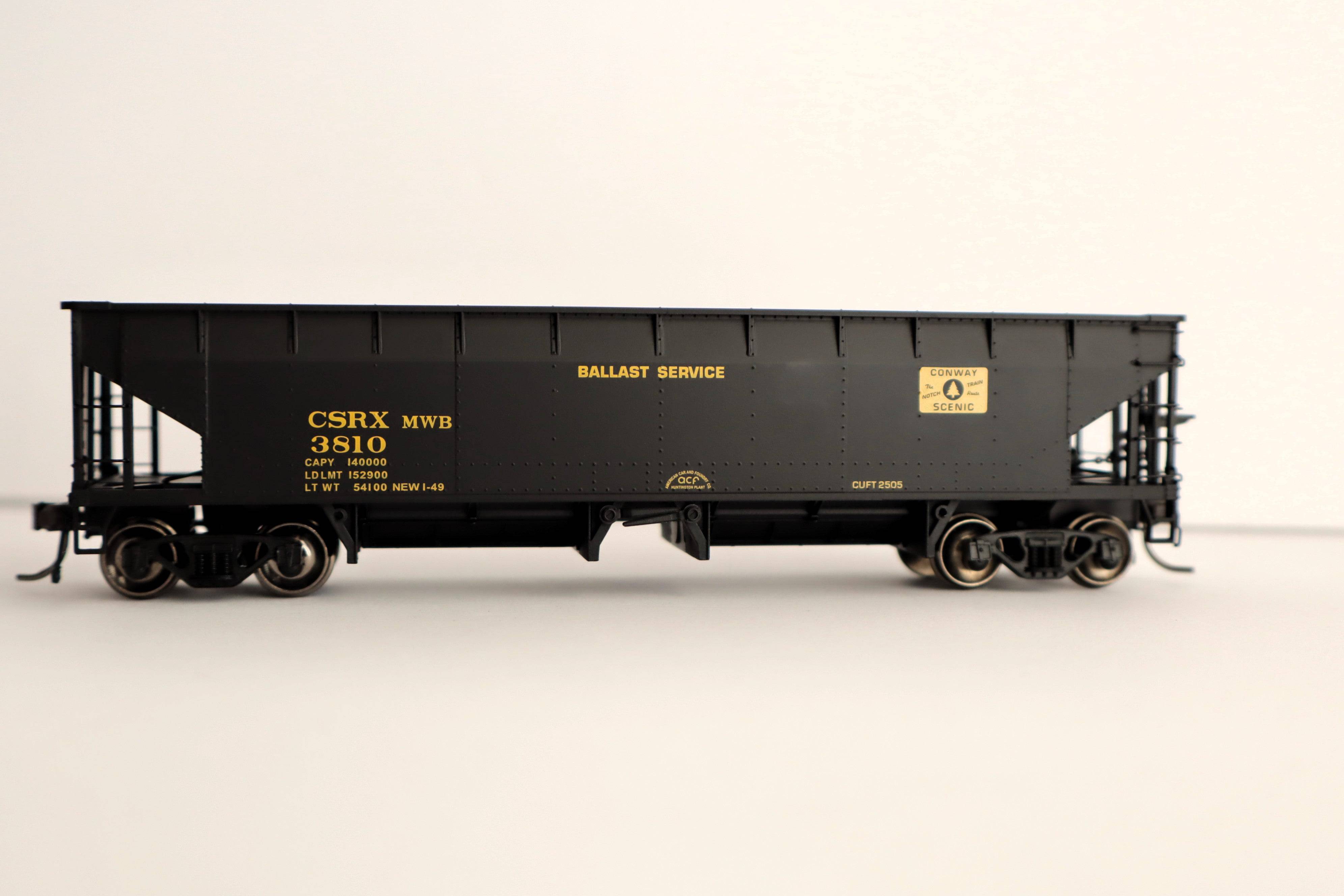 Atlas HO 20006795 - Master - ACF 70-Ton Hart Ballast Car "Conway Scenic" #3810