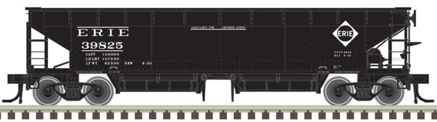 Atlas HO 20006802 - Master - ACF 70-Ton Hart Ballast Car "Erie" #39825