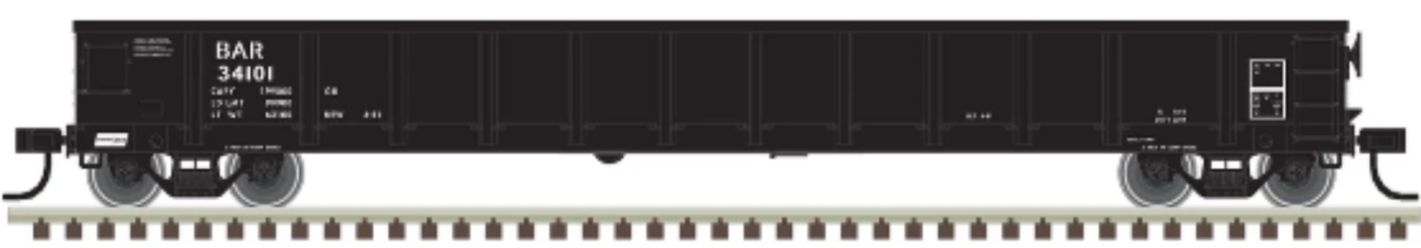 Atlas HO 20006855 - Trainman - Evans 52' Gondola "Bangor & Aroostook" #34108