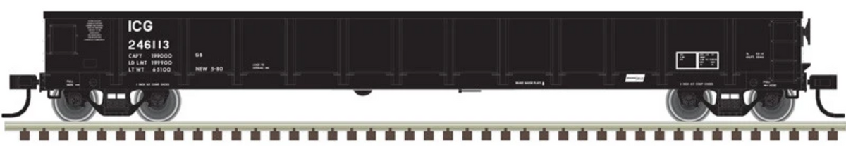 Atlas HO 20006861 - Trainman - Evans 52' Gondola "Illinois Central Gulf" #246143