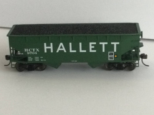 Atlas HO 20007443 - Trainman - 2-Bay Offset Hopper "Hallett" #9732