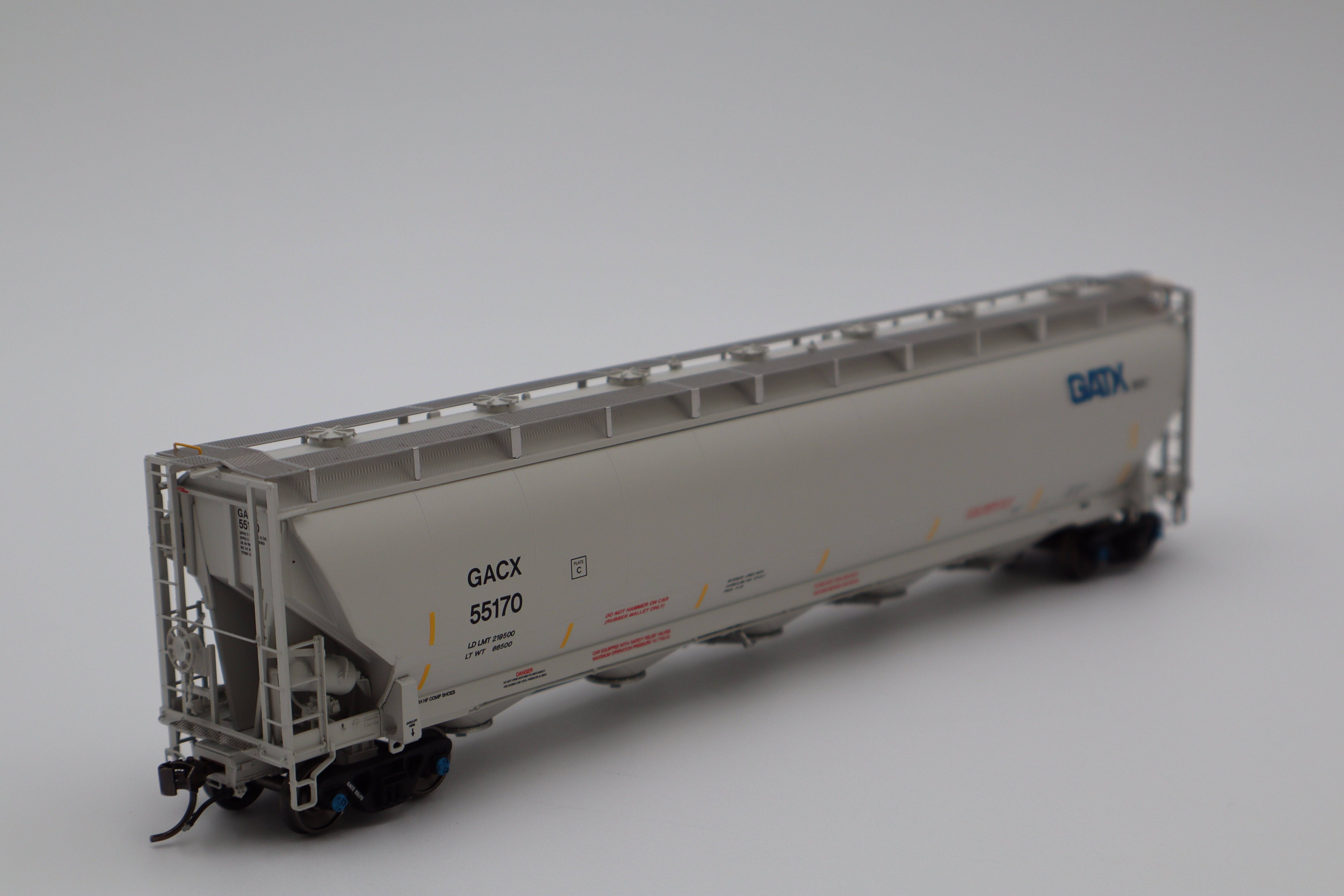 Atlas HO 20007486 - Master Trinity 5660 PD Covered Hopper - 'GACX (Blue GATX Logo)' - #55959
