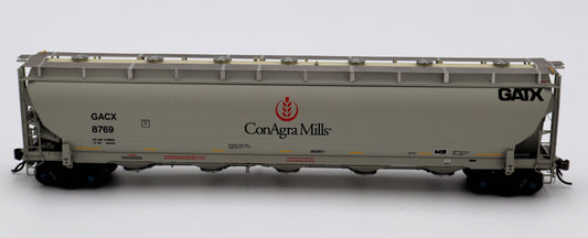 Atlas HO 20007489 - Master - Trinity 5660 PD Covered Hopper "GACX" #8771 (ConAgra Mills)