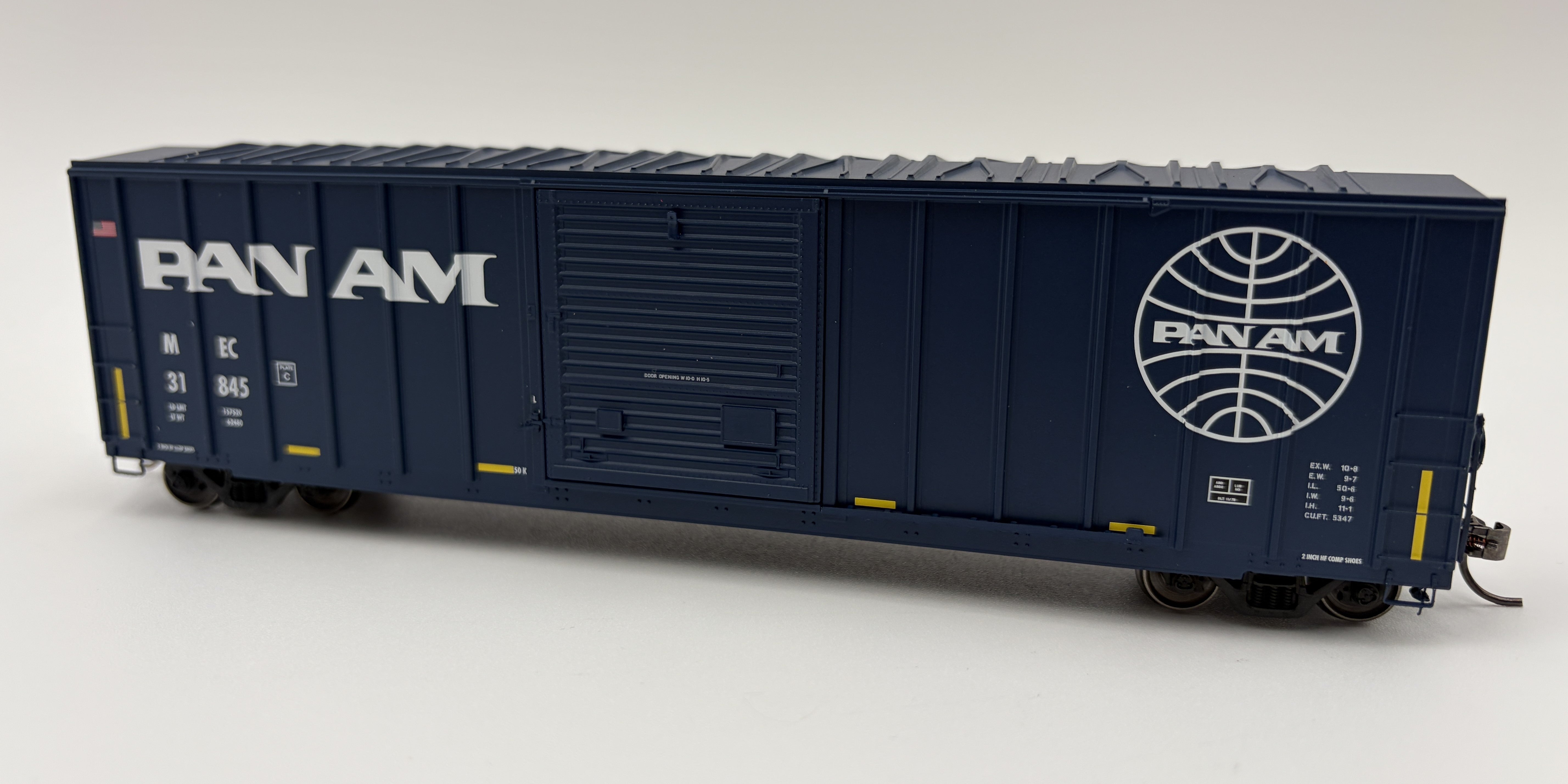 Atlas HO 20007601 - Master - FMC 5347 Single Door Box Car "Pan Am" #31845