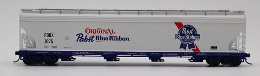 Atlas HO 20007680 - Master - 5748 Centerflow Covered Hopper Car "Pabst Blue Ribbon" #1875