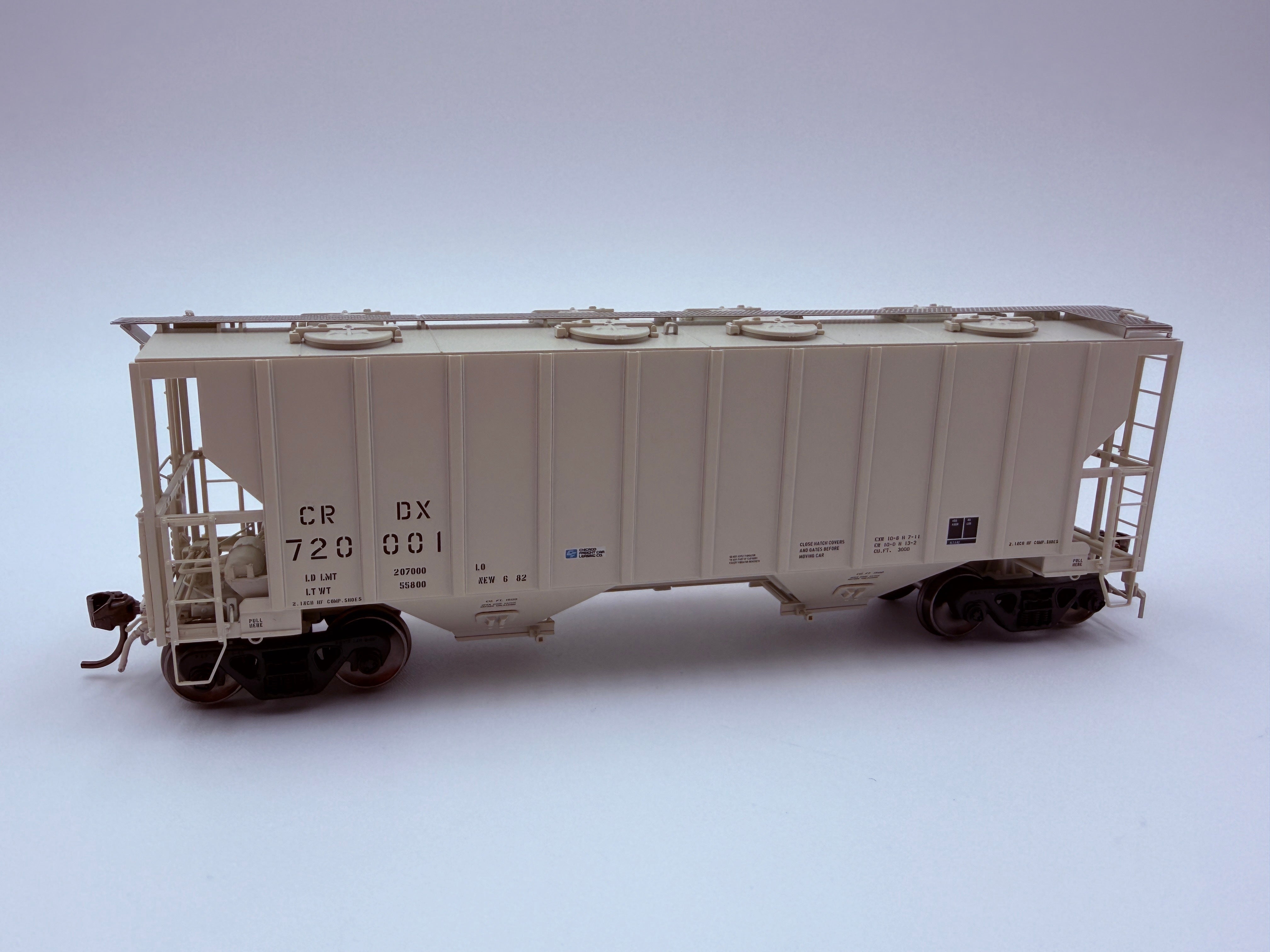 Atlas HO 20007691 - Master Plus - Portec 3000 Covered Hopper "Chicago Freight Car Leasing" #720028 (CRDX)