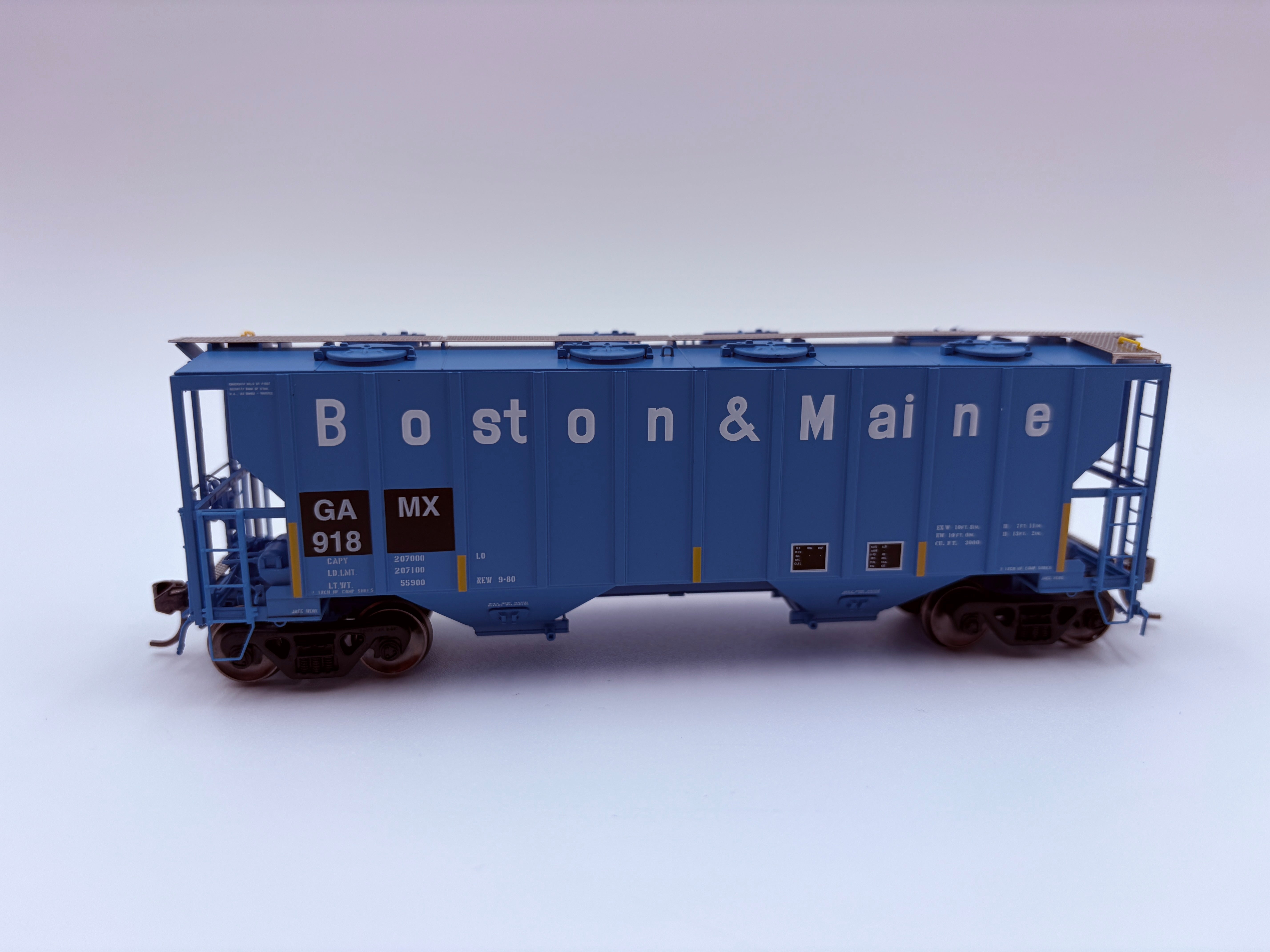 Atlas HO 20007694 - Master Plus - Portec 3000 Covered Hopper "General American de Mexico" #922 (GAMX, ex-B&M)