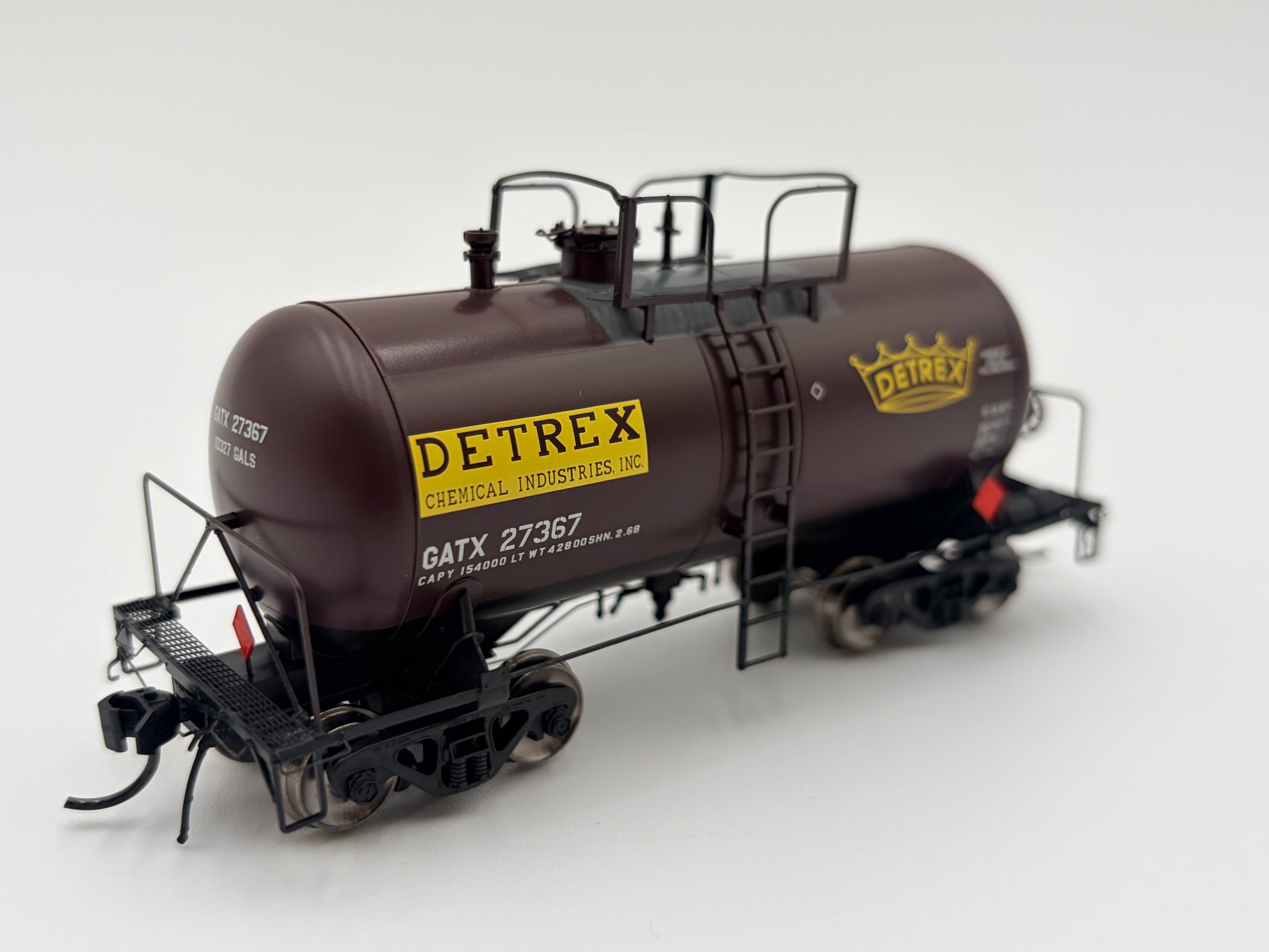 Atlas HO 20007803 - Master - Beer Can Tank Car "Detrex" #27367 (GATX)