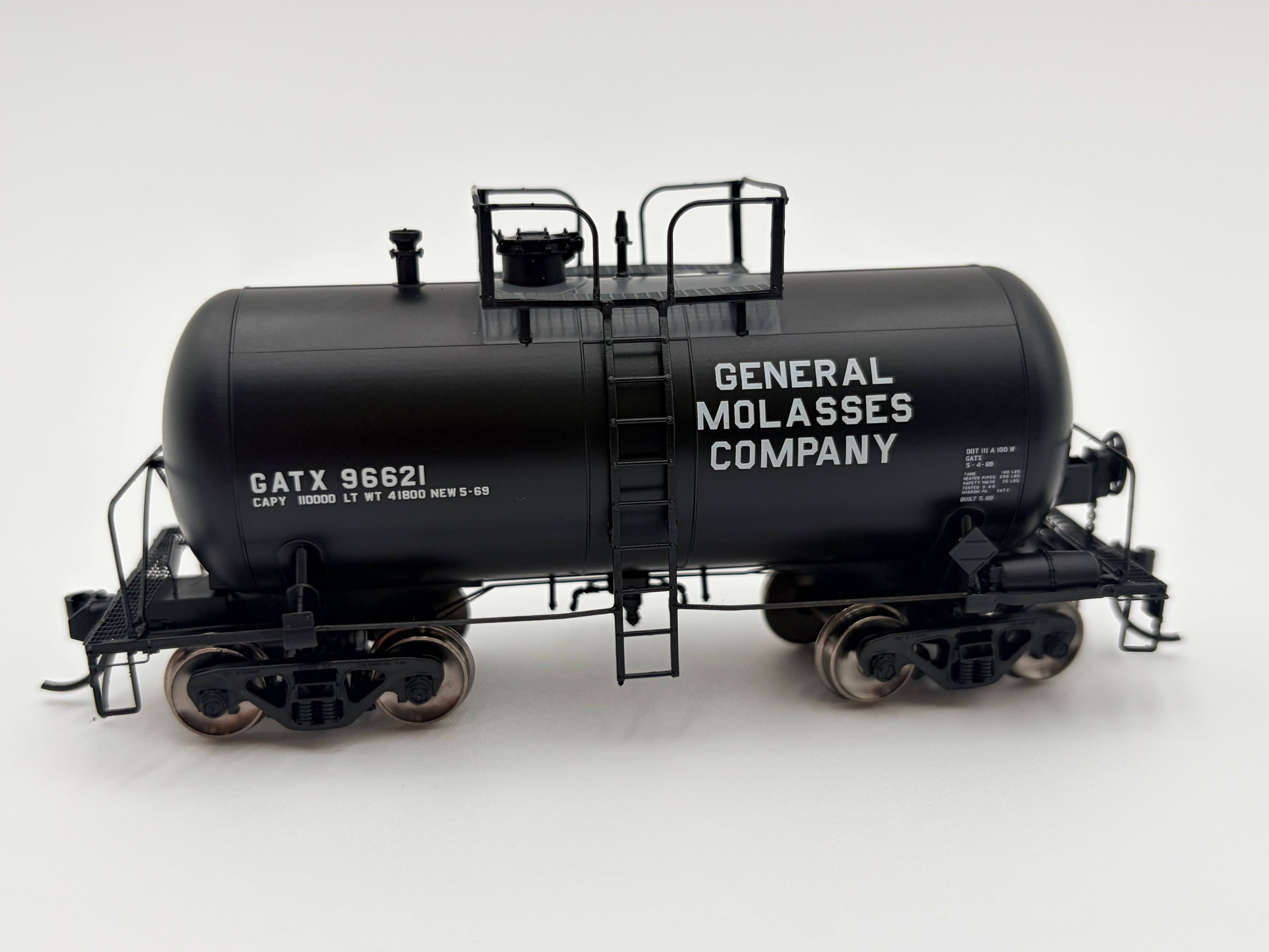 Atlas HO 20007805 - Master - Beer Can Tank Car "General Molasses" #96621 (GATX)