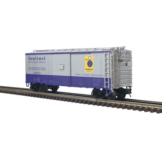 Atlas O 2001292 - Trainman - 40' Sliding Door Boxcar "Baltimore & Ohio" w/ 8' Door (2-Rail)