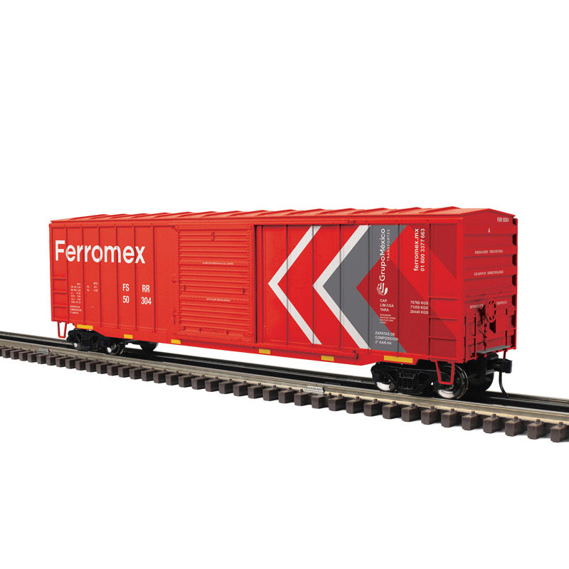 Atlas O 2001383 - Trainman - 50'6" Boxcar "Ferromex" (Red) 2-Rail