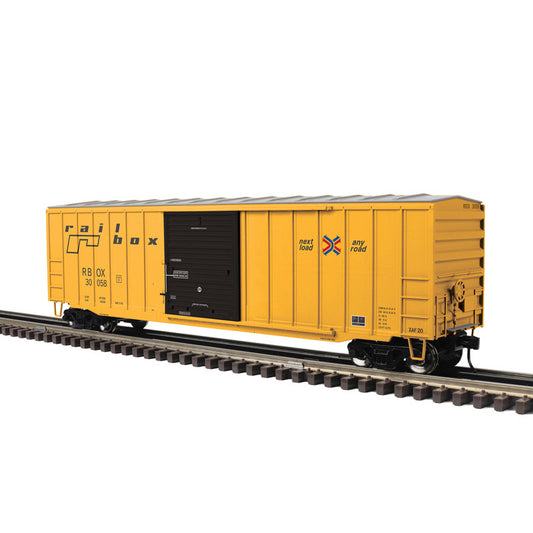 Atlas O 2001337 - Trainman - 50'6" Boxcar "Railbox" (Small Logo) - MrMuffin'sTrains