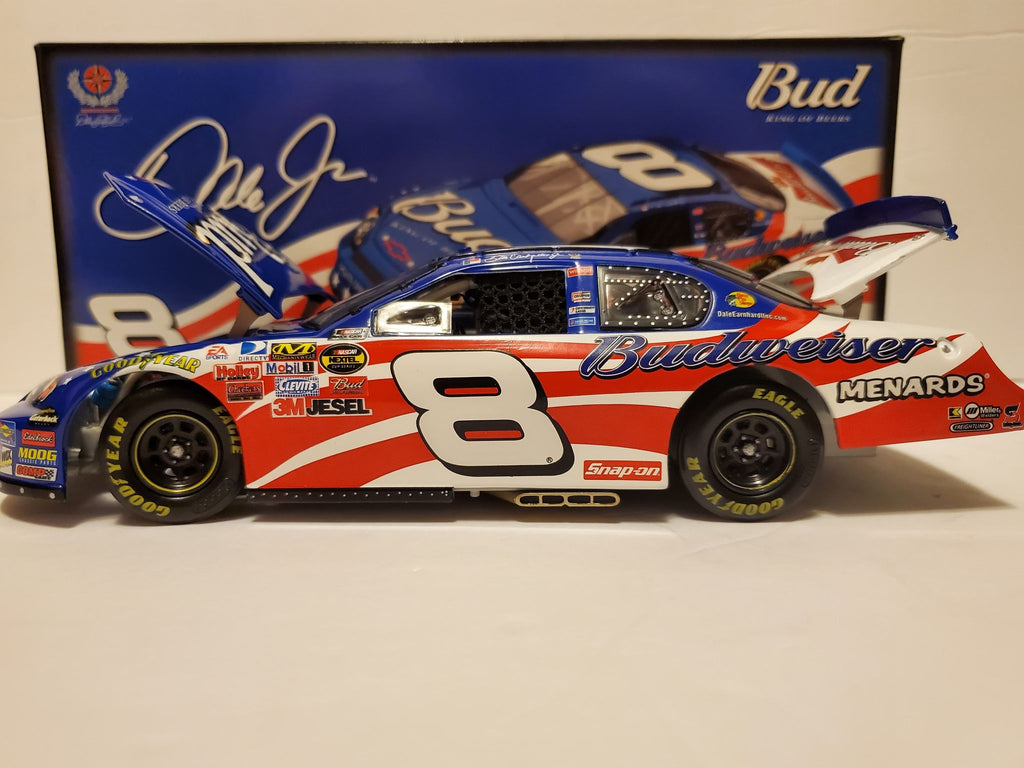 2007 MOTORSPORTS AUTHENTICS #8 BUDWEISER STARS & STRIPES - DALE EARNHARDT  JR. - 1/24 DIECAST - Second hand - SH021