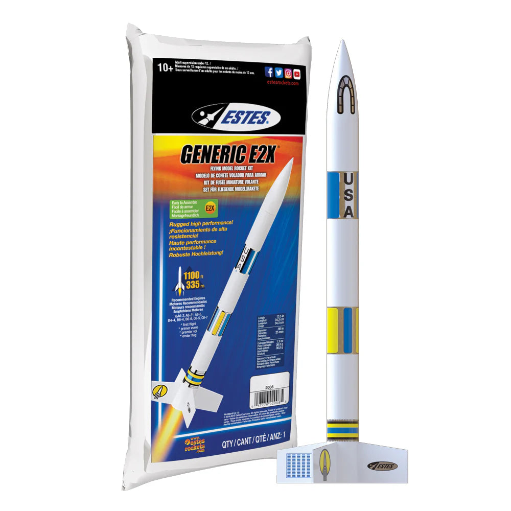 Estes 2008 - Beginner - Generic E2X Rocket Kit – MrMuffin'sTrains
