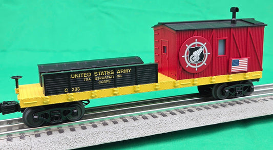 MTH 30-79708 - Crane Tender Car "U.S. Army" #C-283 - MrMuffin'sTrains