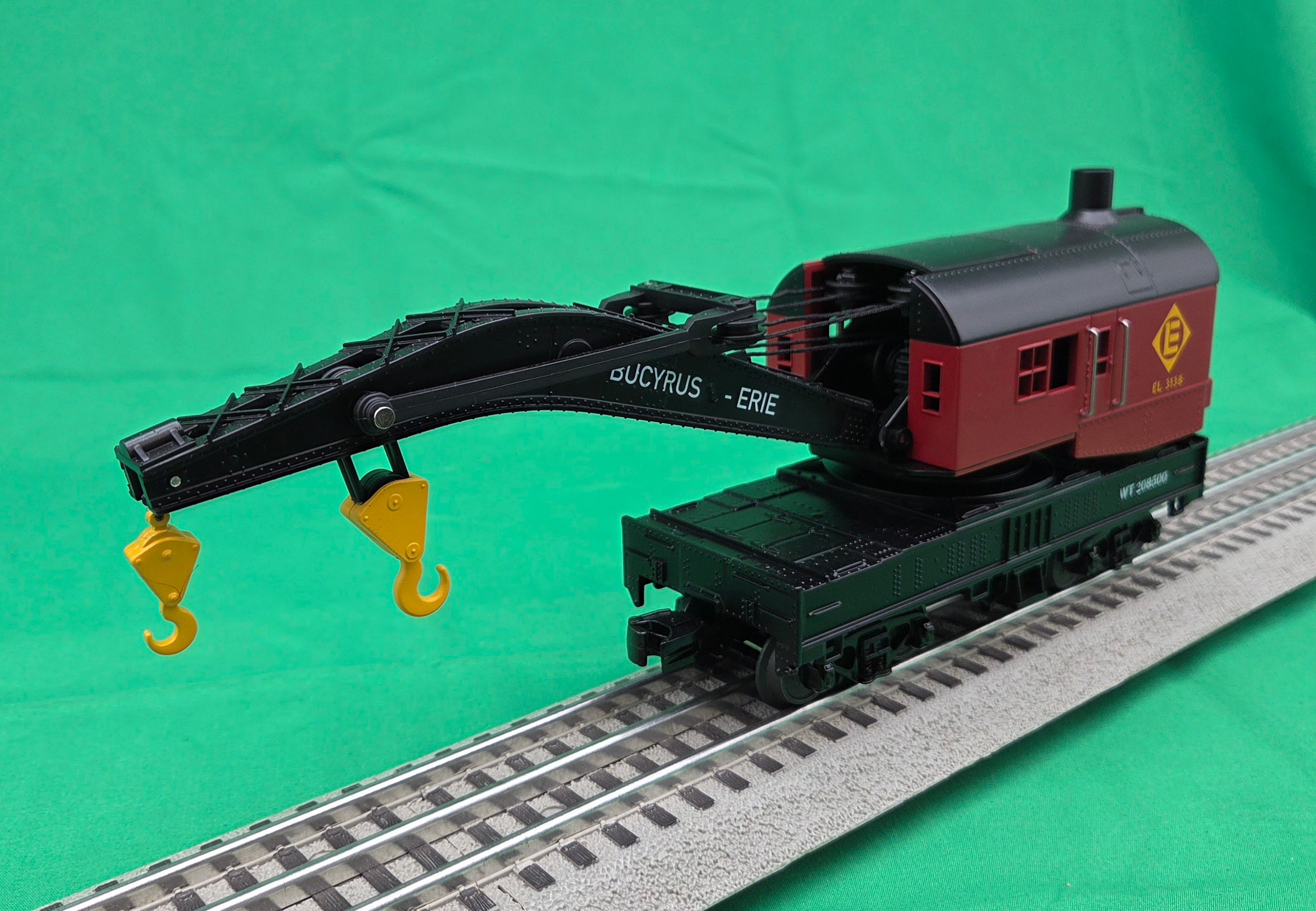 MTH 30-79711 - Crane Car "Erie Lackawanna" #3138 - MrMuffin'sTrains